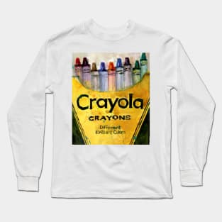 Crayons Long Sleeve T-Shirt